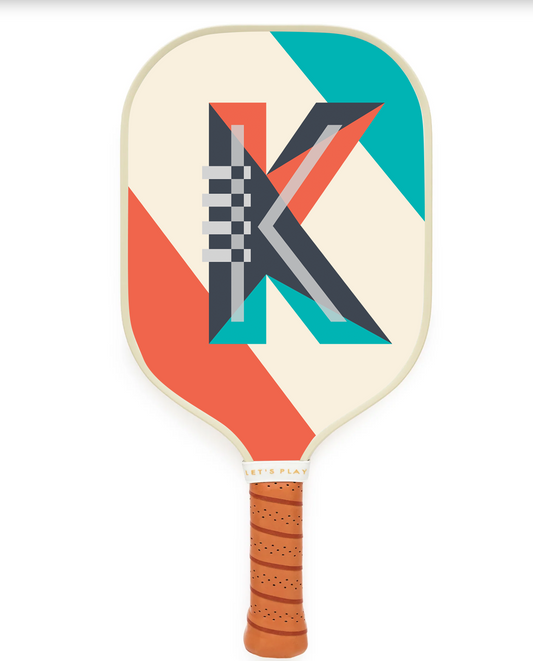 Personalized Initial Pickleball Paddle